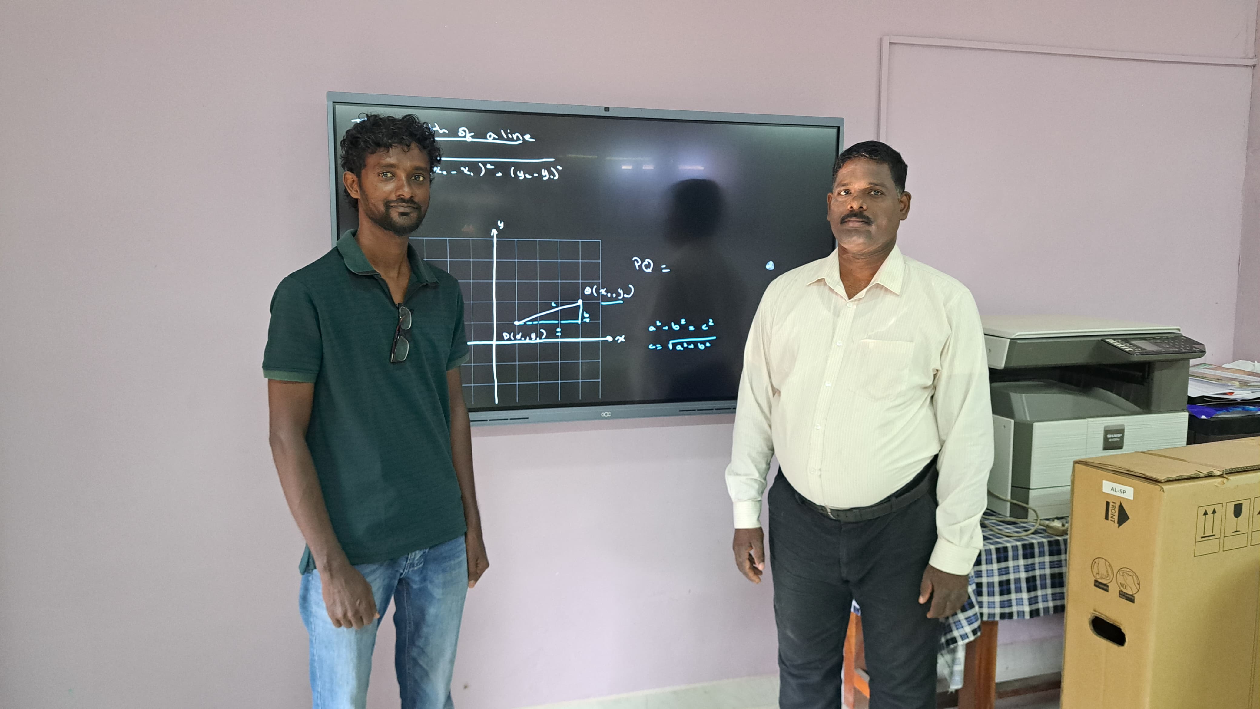 SMART BOARDS TO TWO SCHOOLS IN JAFFNA DISTRICT